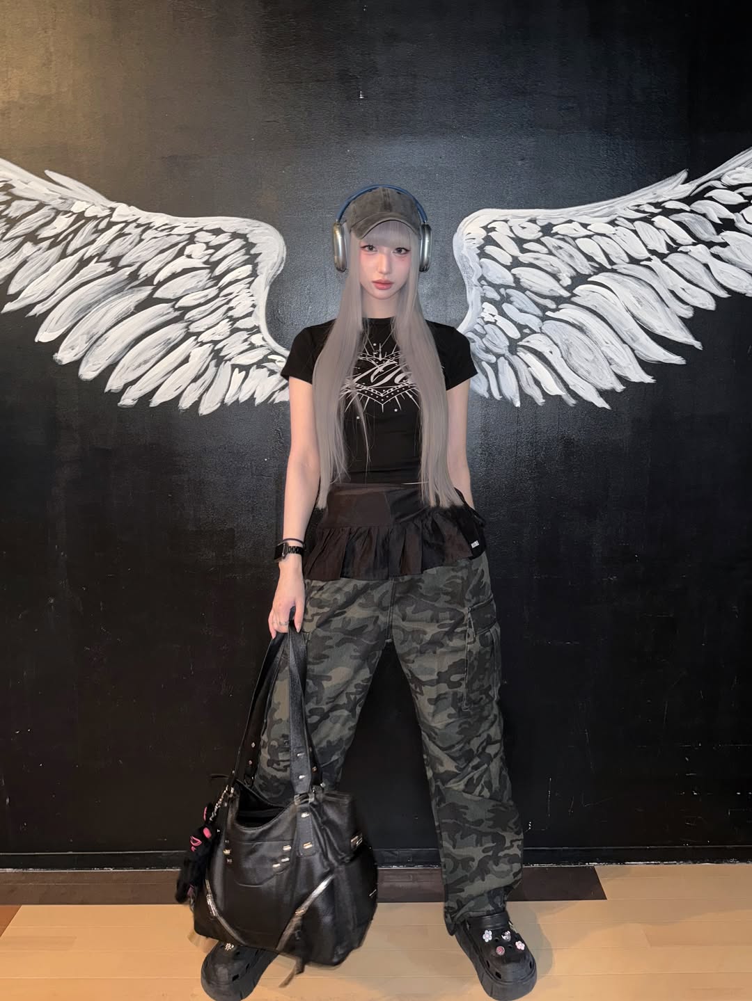 ブラックトートバッグ BB009