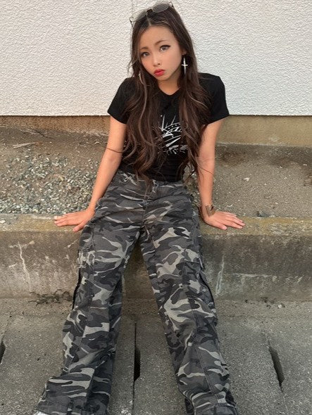 「marin__310」ハート柄Tシャツ TK0011