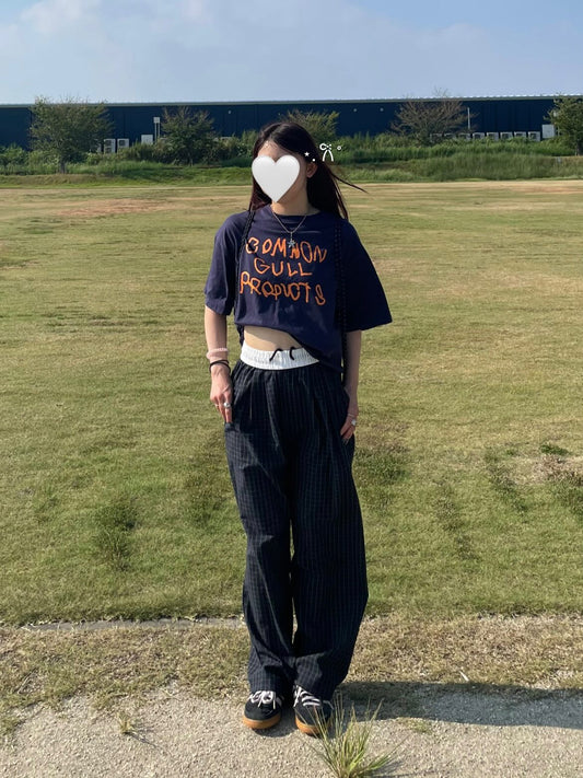「bibi_s0821」チェック ワイドパンツ TK0133