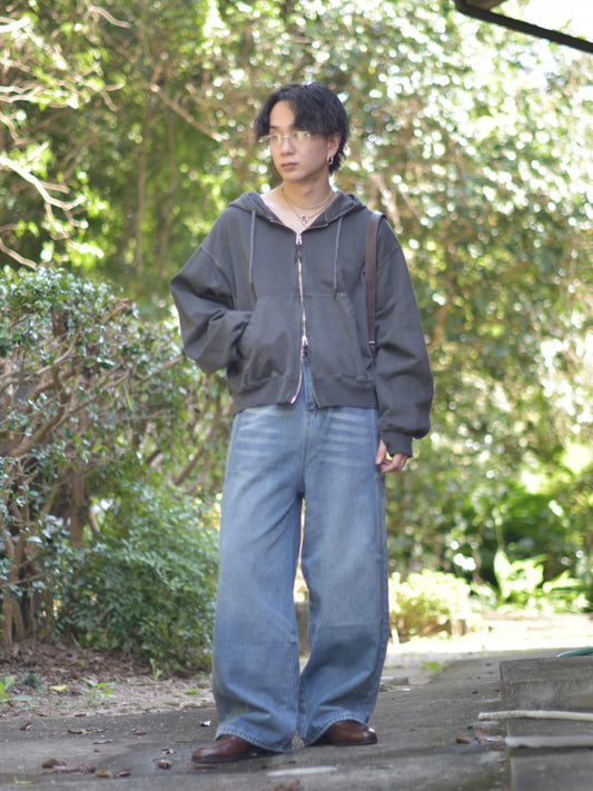 「kumagai」ワイドシェイプデニムパンツ TK0240
