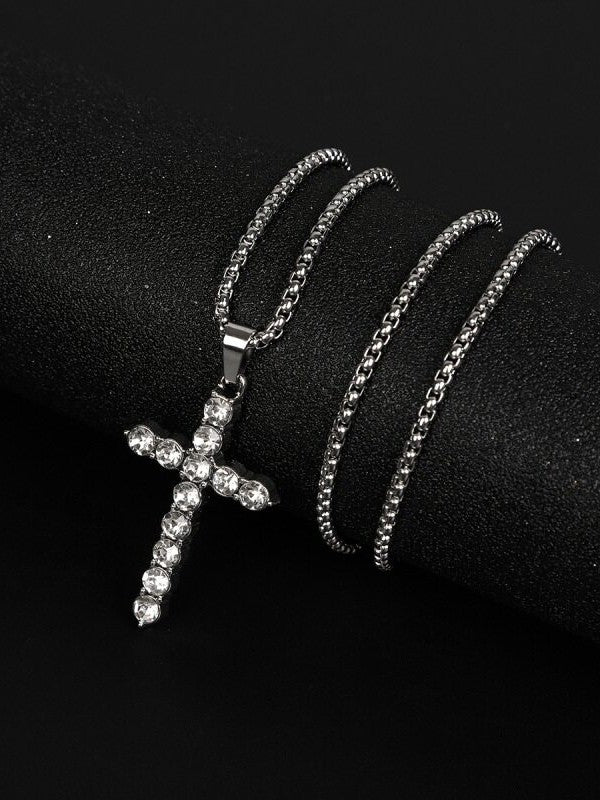 フルストーンクロスネックレス SP0067