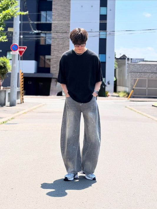 「FA」ペイントカットデニムパンツ TK0094