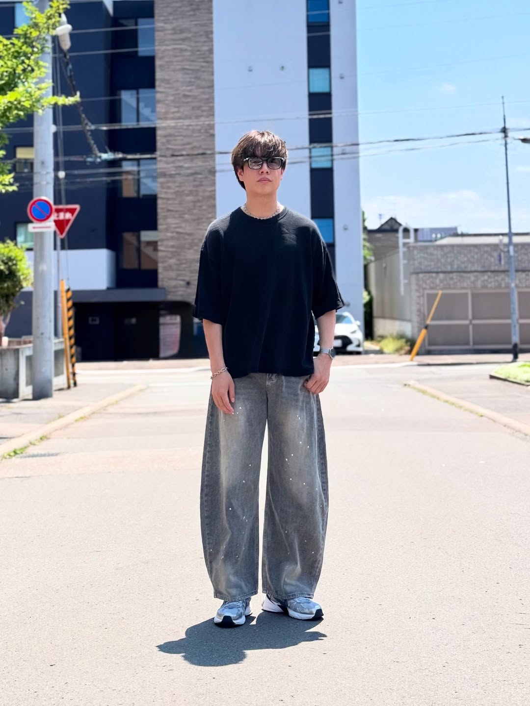 「FA」ペイントカットデニムパンツ TK0094