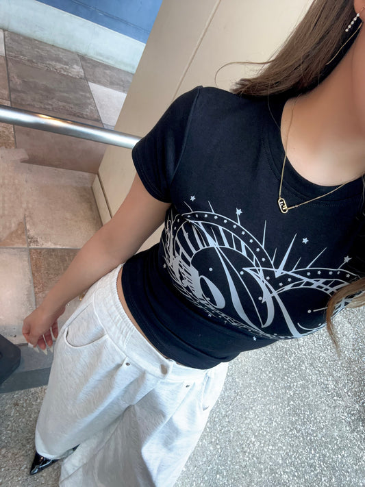 「ay_mi031」ハート柄Tシャツ TK0011