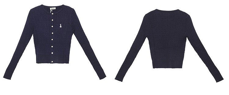 カジュアルツイストニットカーディガン TK0035