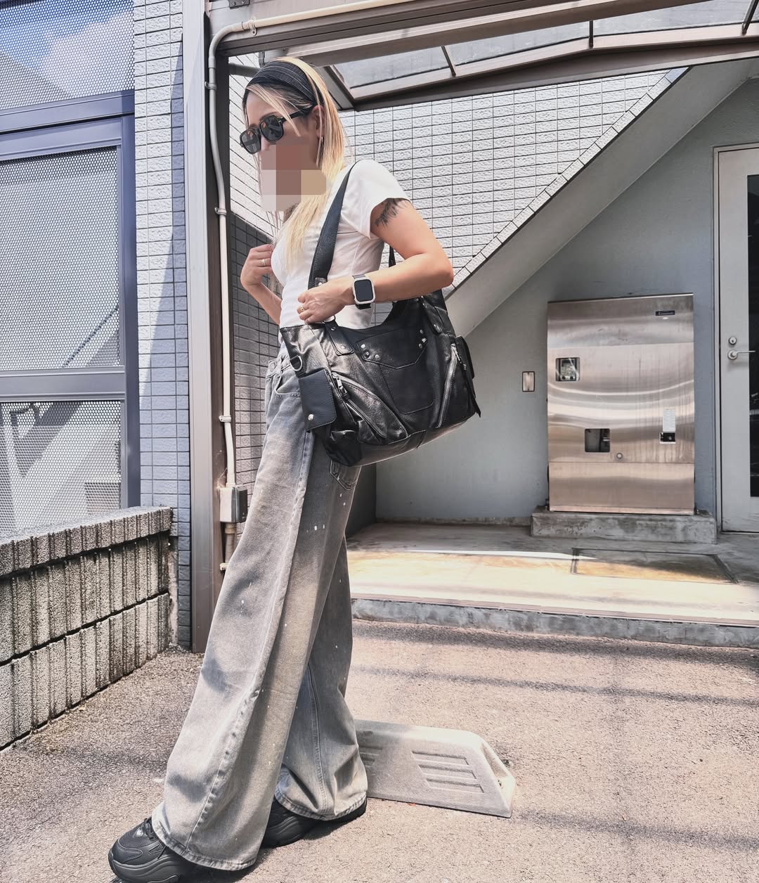 「kozu_777」ペイントカットデニムパンツ TK0094