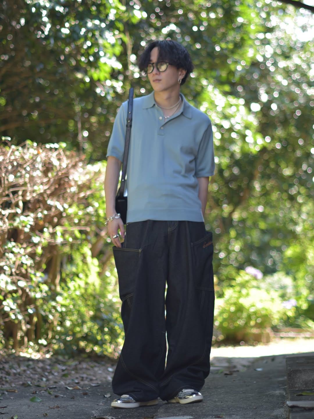「kumagai」 バルーンデニムパンツ TK0071