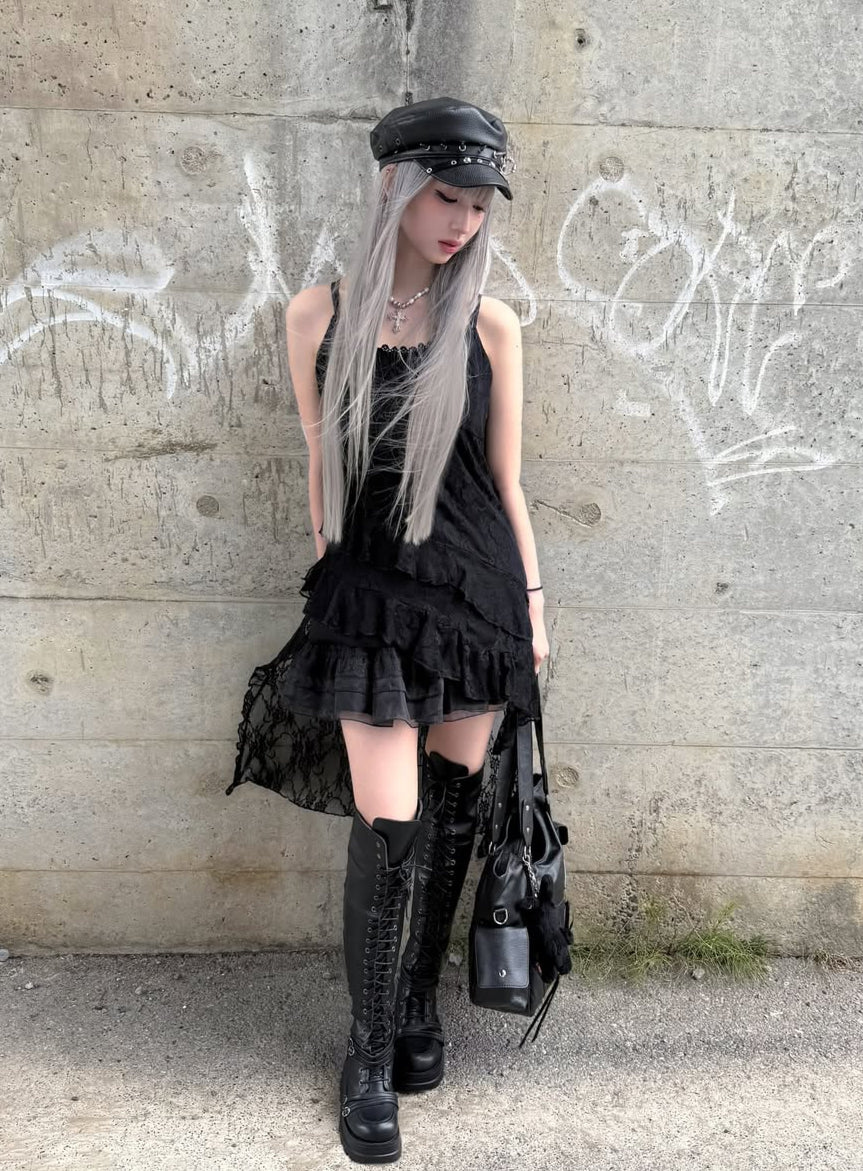 meltthelady アシンメトリーボリュームスリーブ　ワンピース MELT THE LADY アシンメトリーボリュームスリーブワンピース