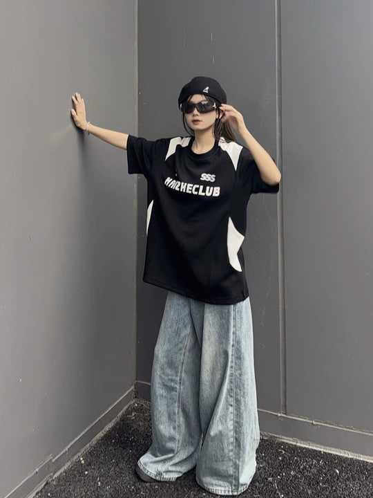 「2025夏」オーバーサイズカラーTシャツ TK0181