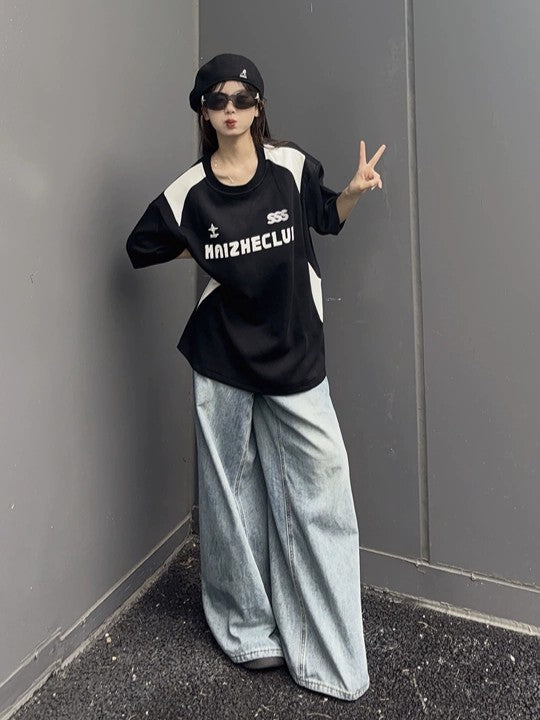 「2025夏」オーバーサイズカラーTシャツ TK0181