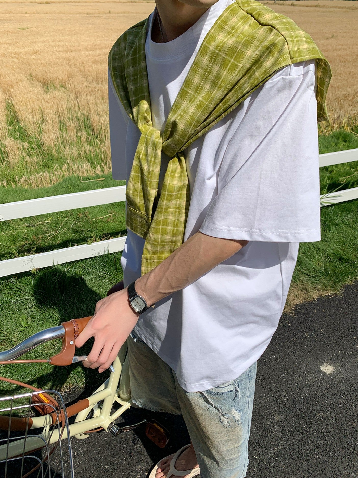 重ね着風シャツTシャツ TK0190