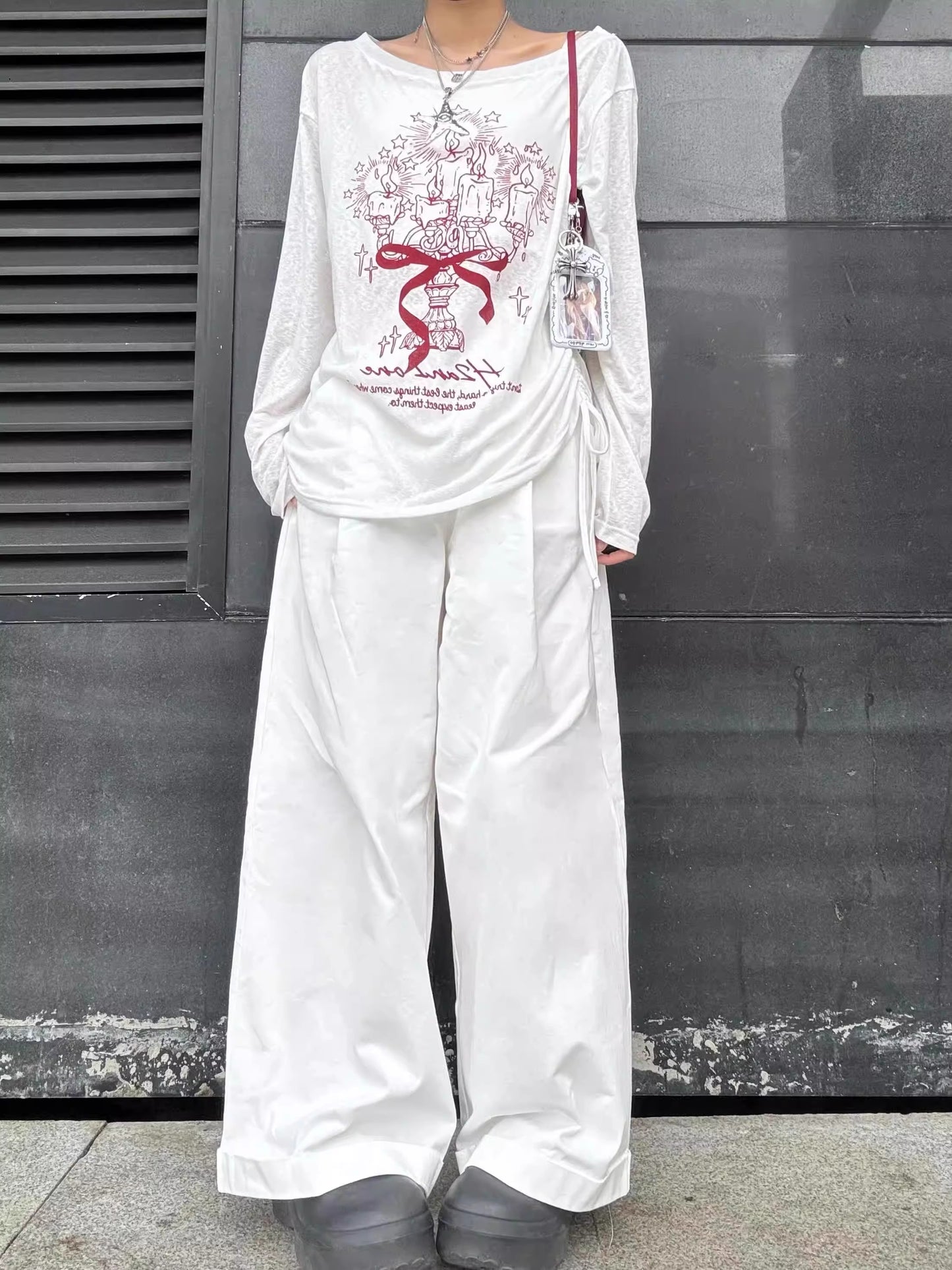 グラフィティ ワンショルダーTシャツ TK0226