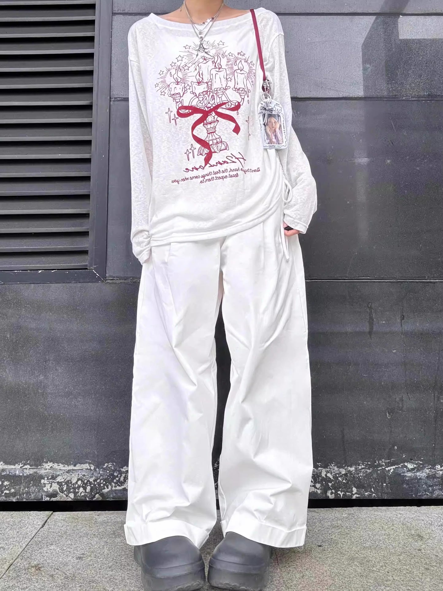 グラフィティ ワンショルダーTシャツ TK0226