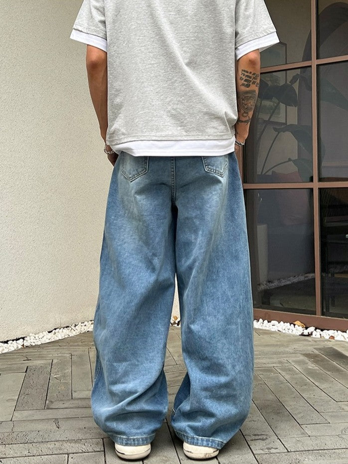 ポケット付き バルーンデニムパンツ TK0267