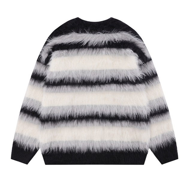 ゆったりボーダーボアニット TK0285