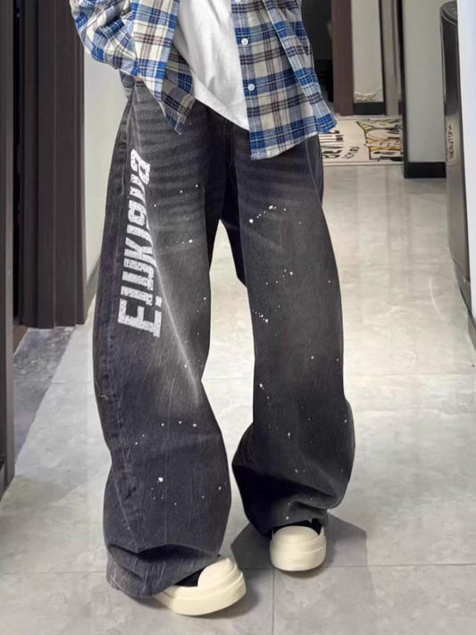 ヴィンテージペイント ストリートワイドパンツ TK0294