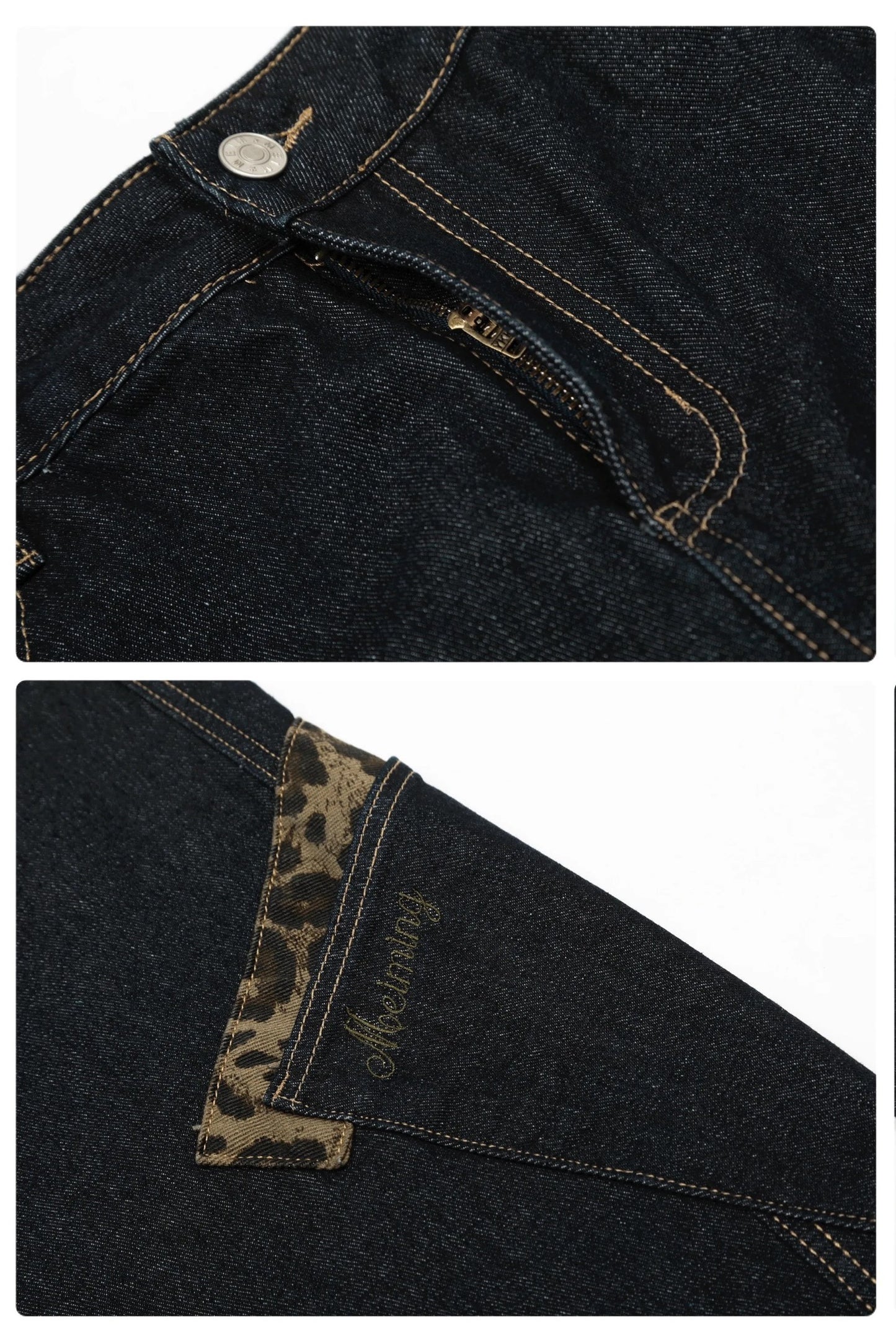 「yui_shirakawa」レオパードパッチパンツ TK0295