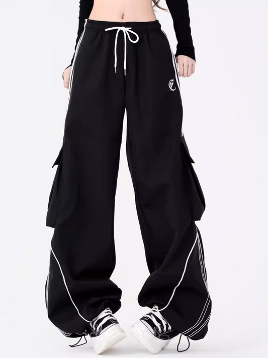 ドローストリング ワイドカーゴパンツ TK0309