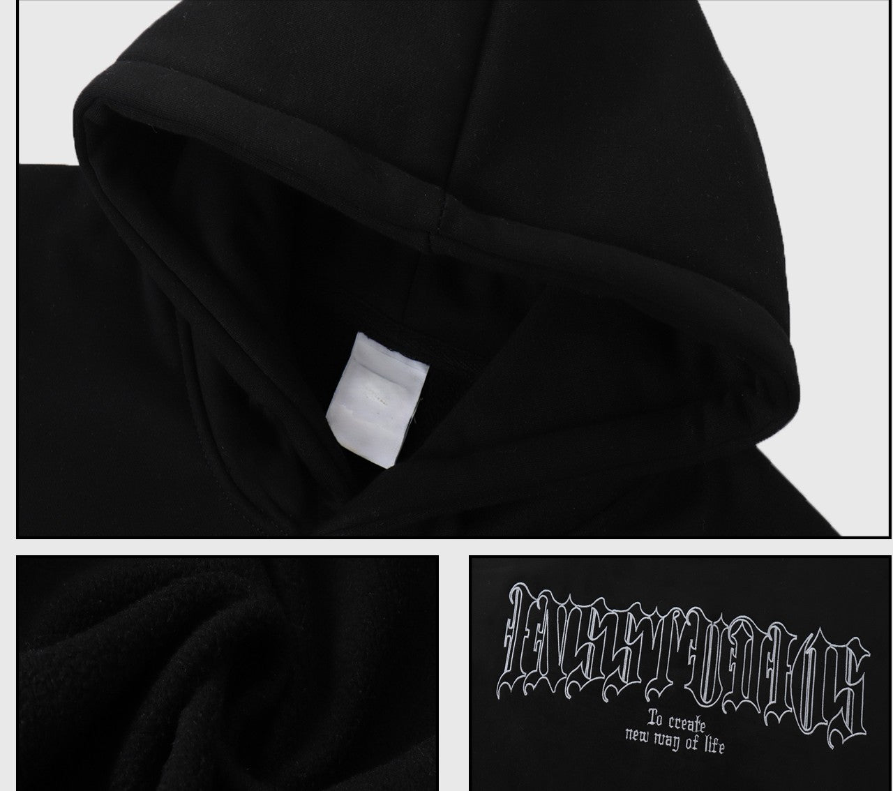 ゴシックロゴ ウォッシュパーカー TK0312