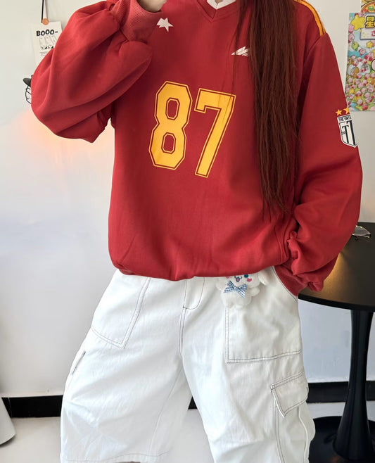 バイカラー カレッジスウェット TK0330