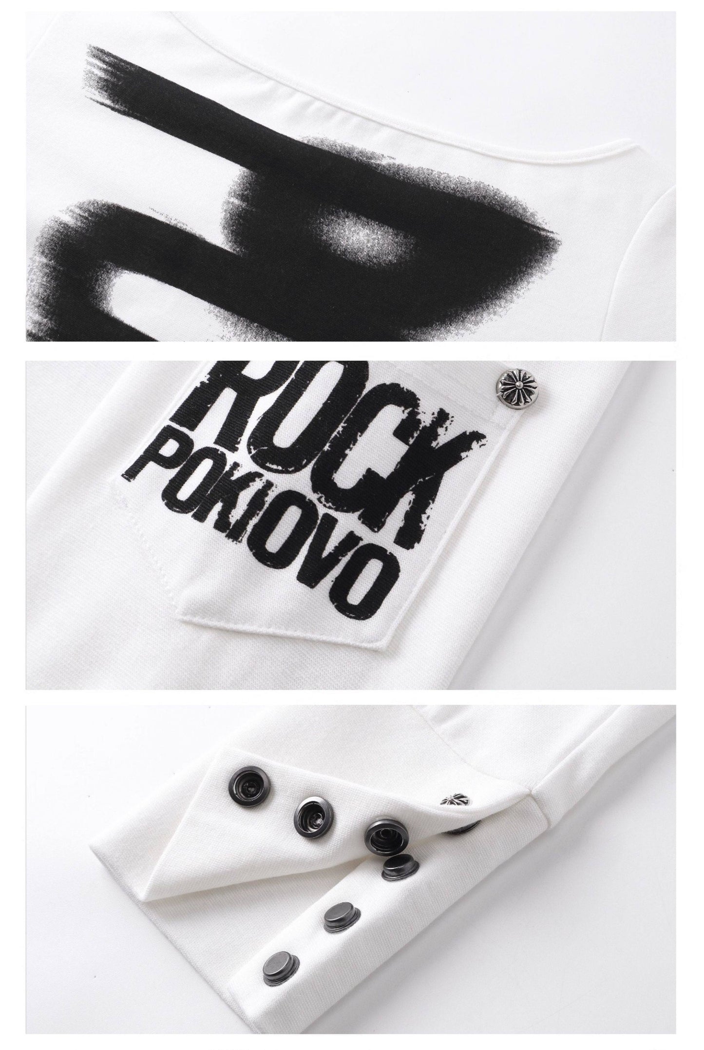 前後2WAYストリートロゴプリントロンT TK0376