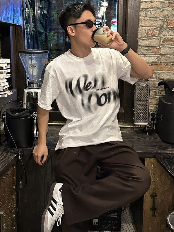 アメリカンロゴプリントTシャツ ZB066