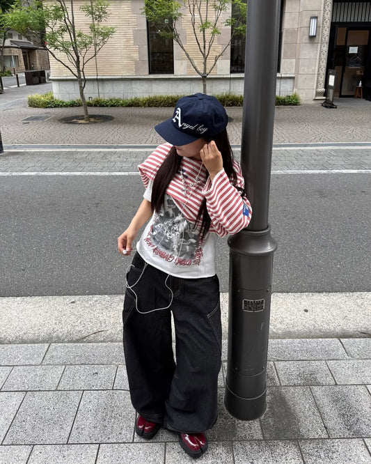 「kitsue」 バルーンデニムパンツ TK0071