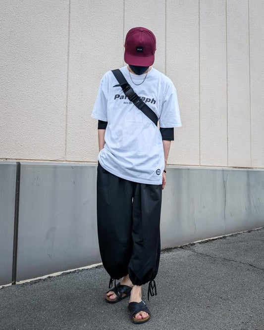 「ccnccc1cccoco2c2c1」絞りバルーンパンツ TK0028