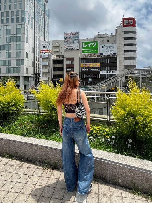 「gnexy54」ダメージバルーンデニム TK0198