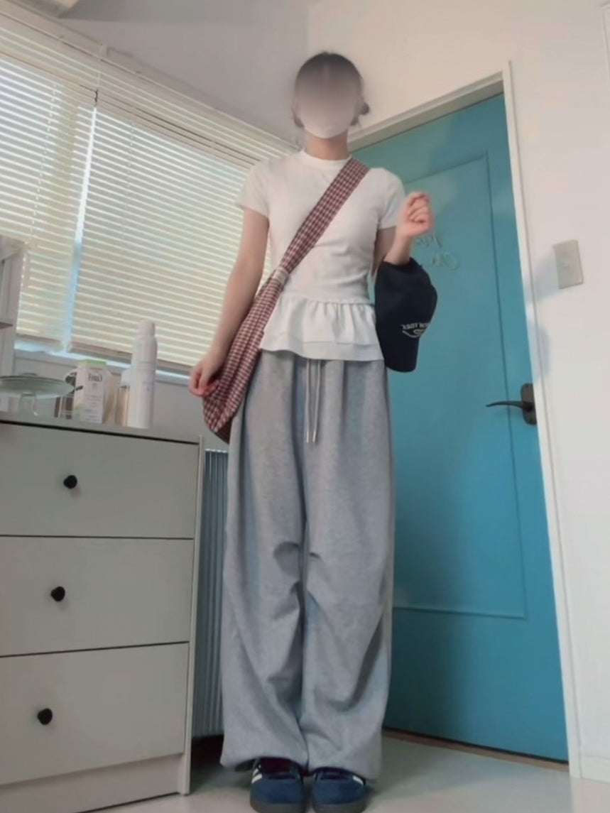 「teto___chan」 ストレートスポーツパンツ TK0114