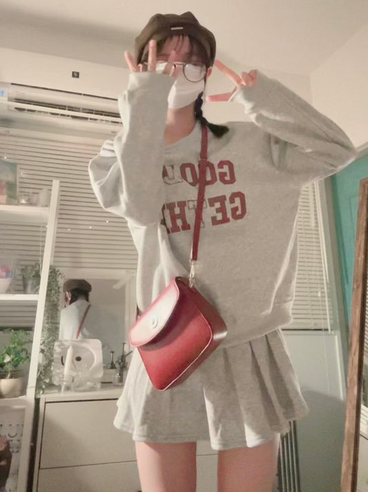 「teto___chan」グレー カジュアルスポーツセット TK0086