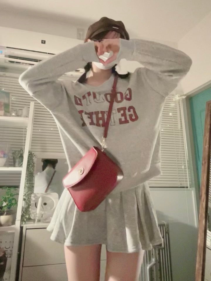 「teto___chan」グレー カジュアルスポーツセット TK0086