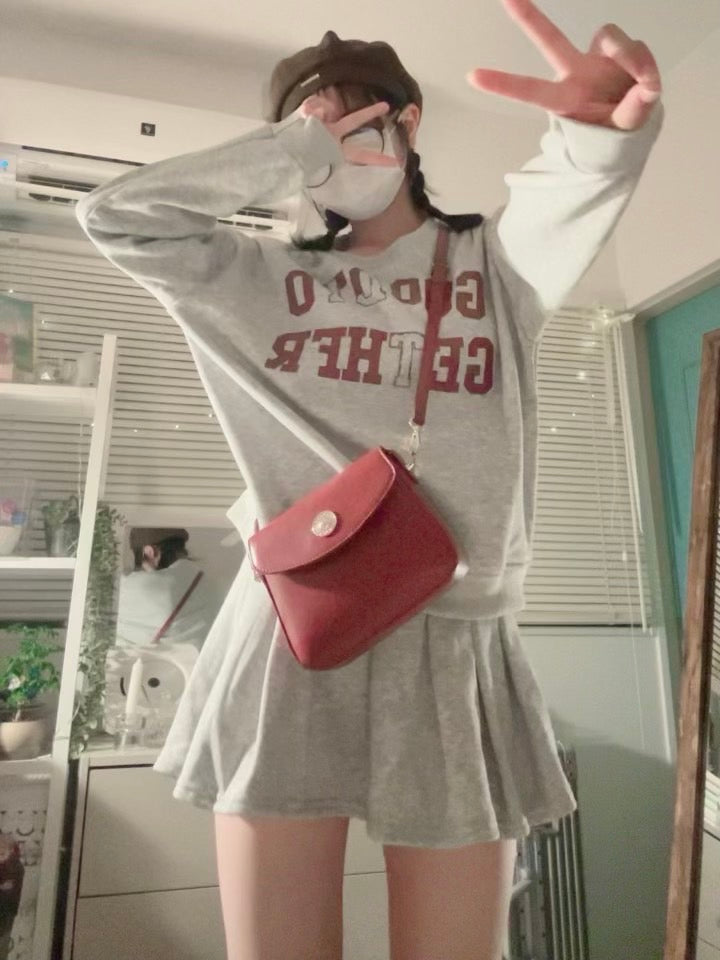 「teto___chan」グレー カジュアルスポーツセット TK0086