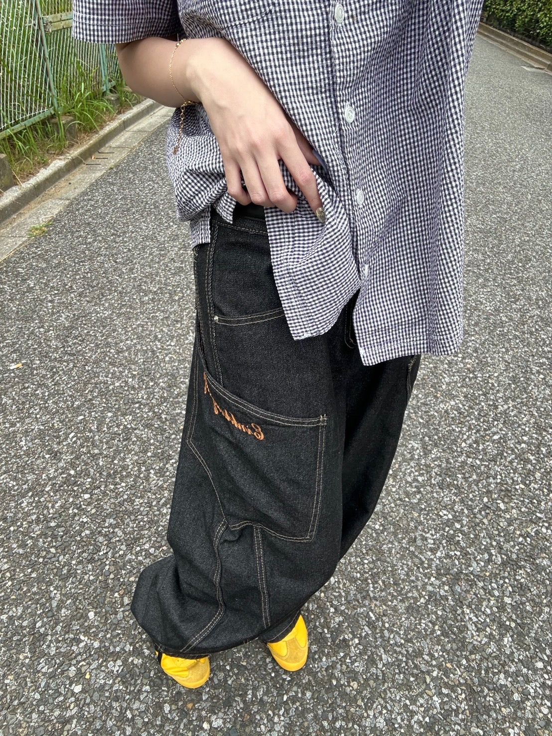 「x._.1325」 バルーンデニムパンツ TK0071