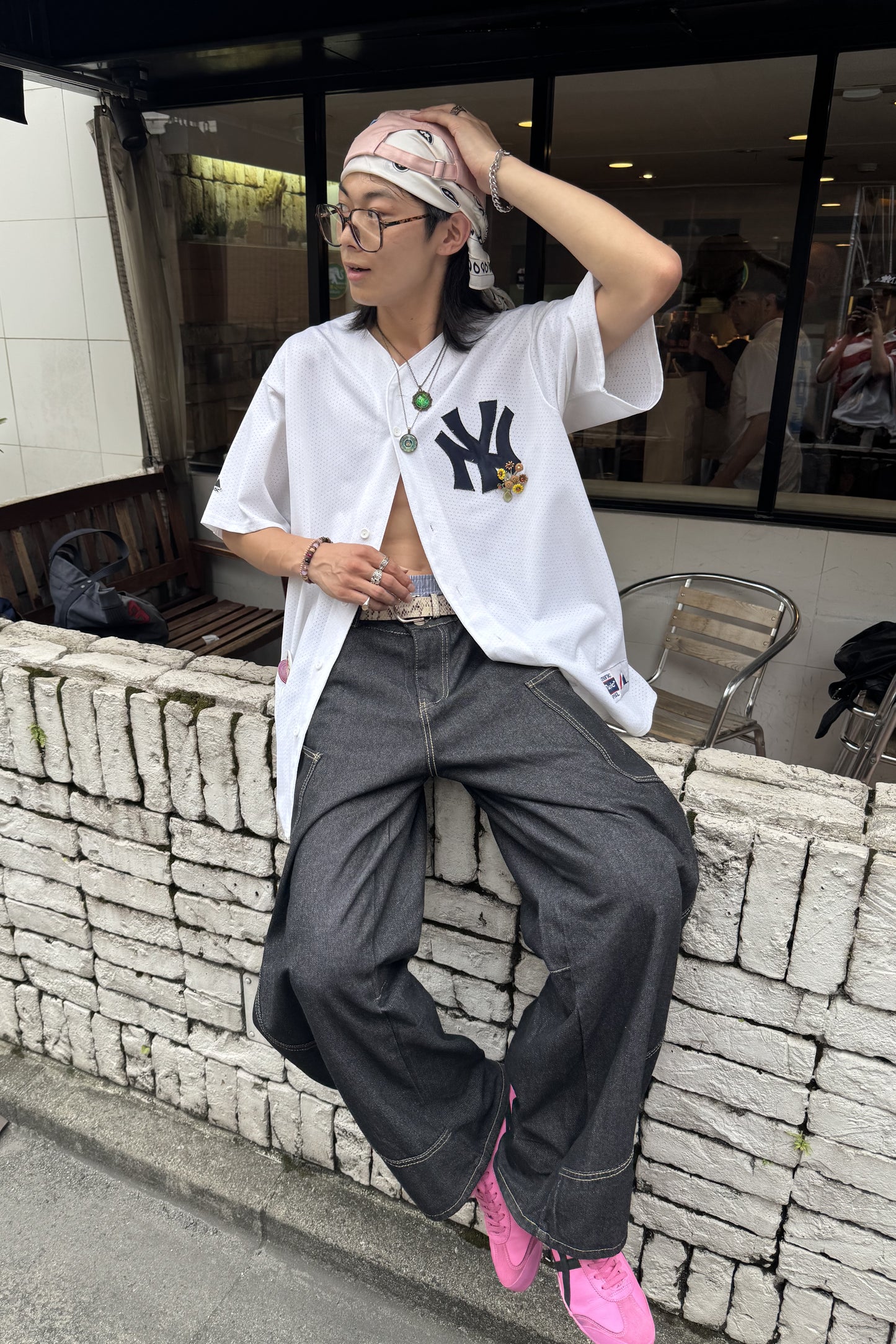 「y_t0_o_」 バルーンデニムパンツ TK0071