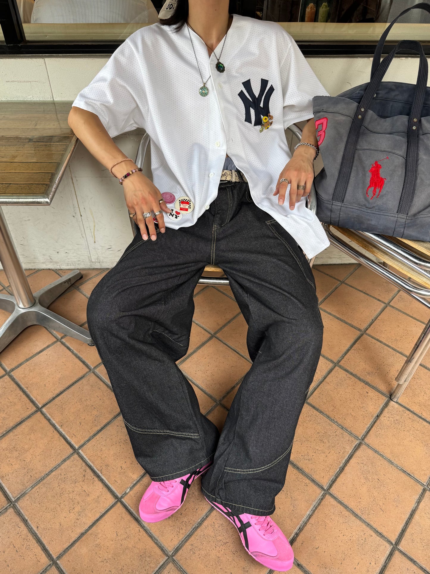 「y_t0_o_」 バルーンデニムパンツ TK0071