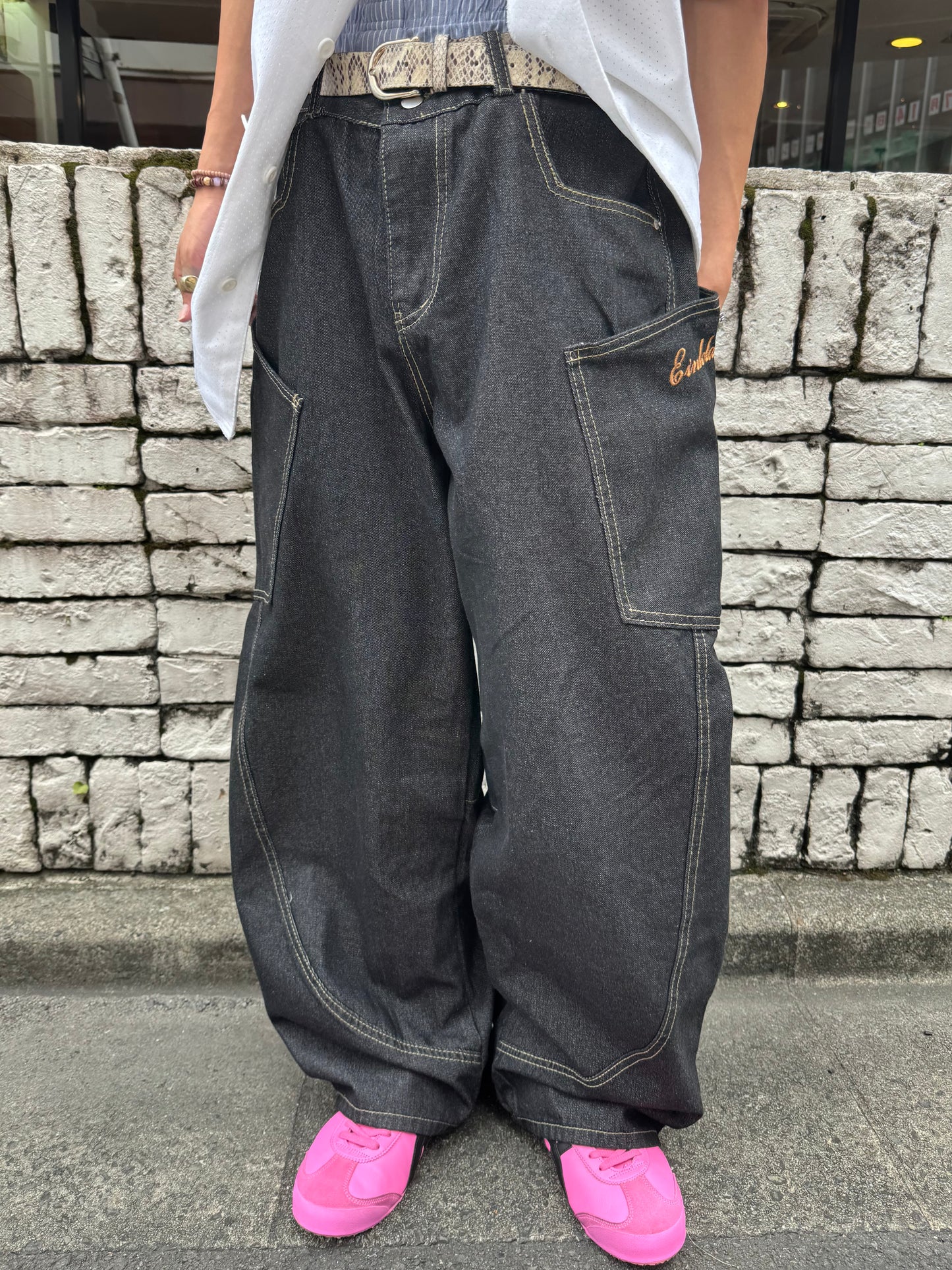 「y_t0_o_」 バルーンデニムパンツ TK0071