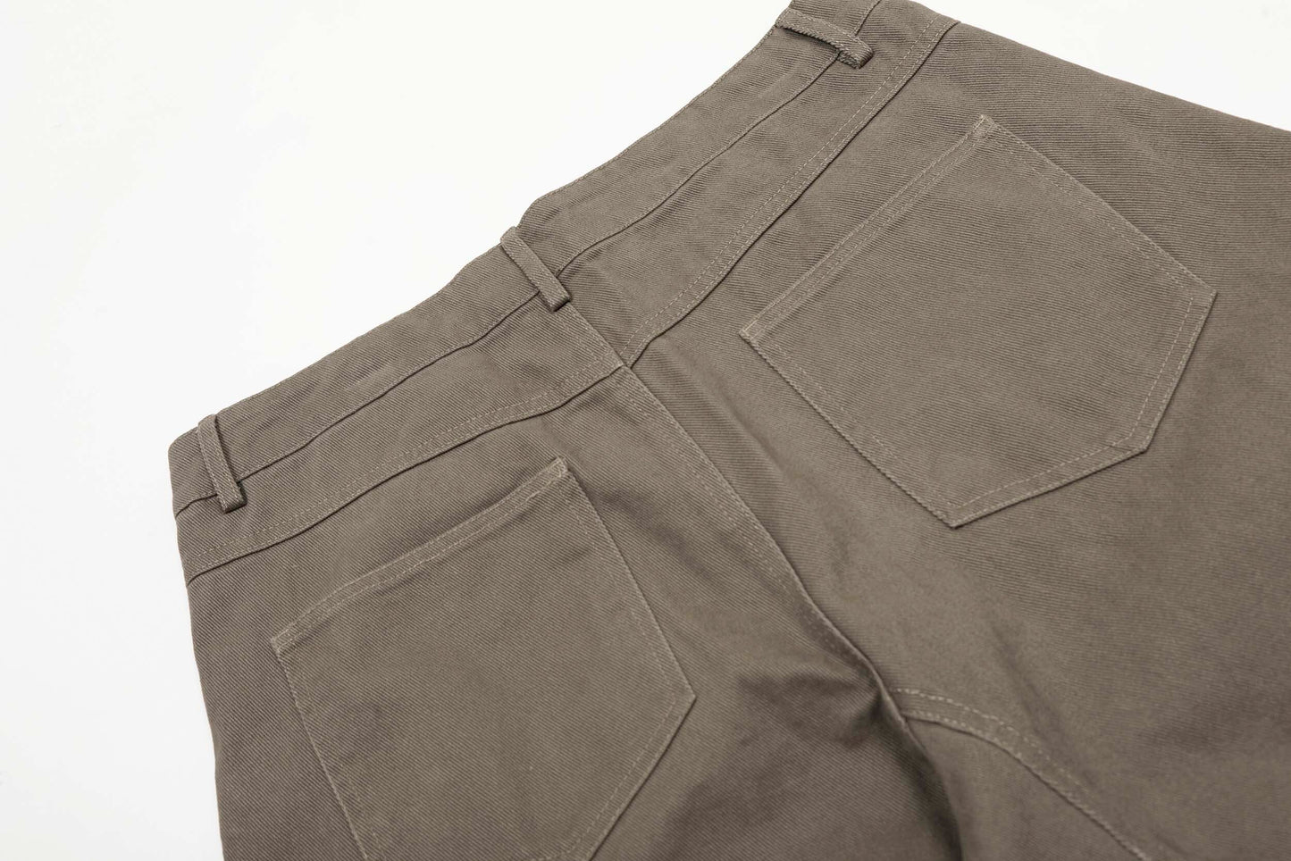 ブラウンカーブデザインワイドパンツ TK0214