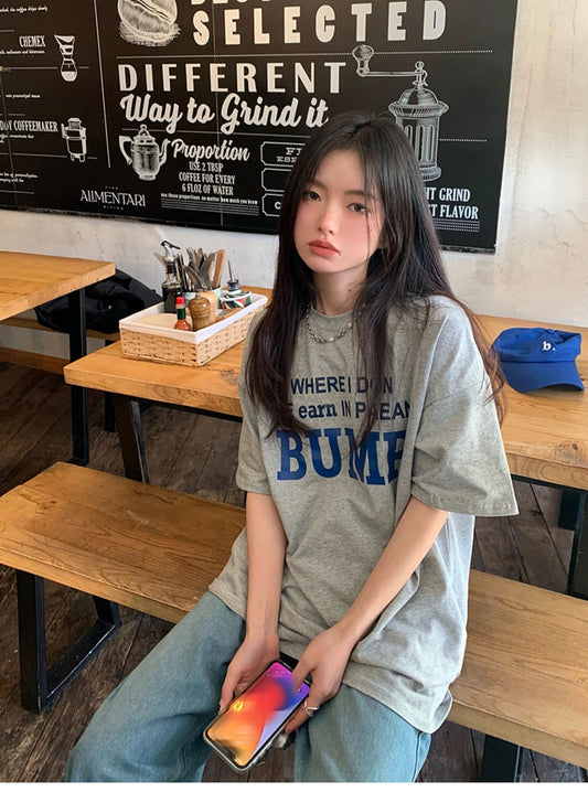 ブルーグレー Tシャツ TK0110