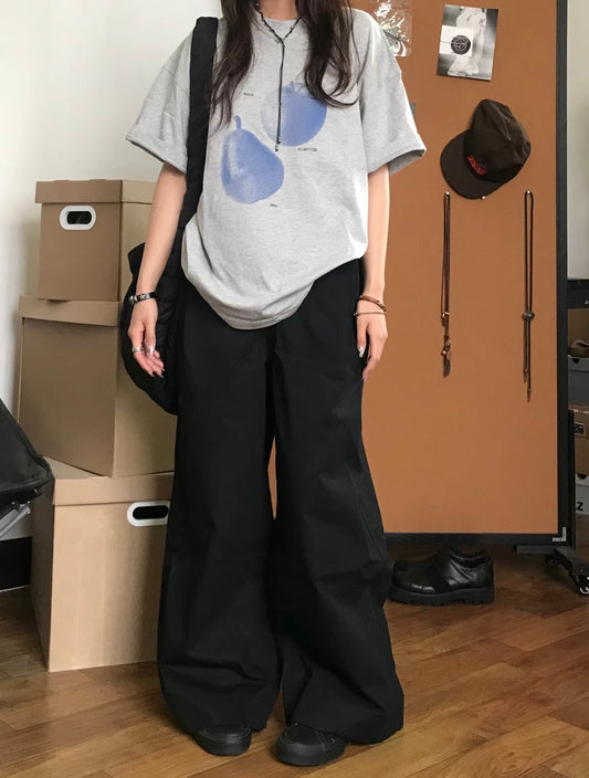 フルーツプリント半袖Tシャツ TK0144