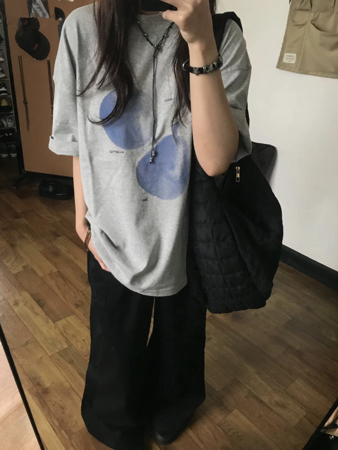 フルーツプリント半袖Tシャツ TK0144