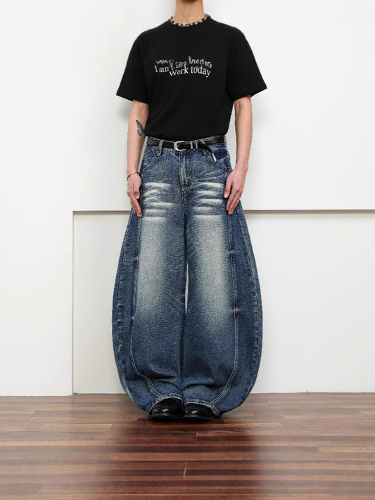 ワイドシェイプデニムパンツ TK0240
