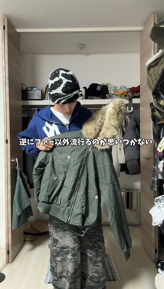 「kurubu.socks」裏ボア付きエコダウンジャケット TK0346