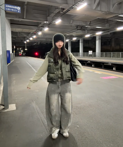 「lle.o6」ペイントカットデニムパンツ TK0094