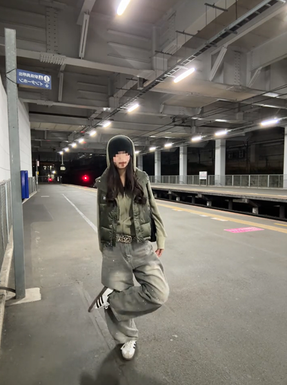 「lle.o6」ペイントカットデニムパンツ TK0094