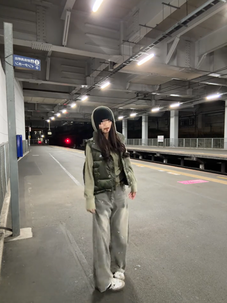 「lle.o6」ペイントカットデニムパンツ TK0094