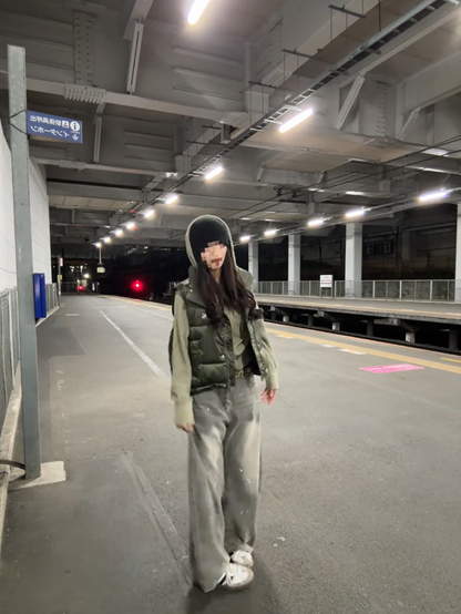 「lle.o6」ペイントカットデニムパンツ TK0094