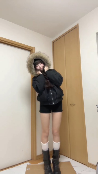 「yui_shirakawa」裏ボア付きエコダウンジャケット TK0346