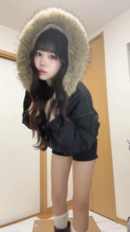 「yui_shirakawa」裏ボア付きエコダウンジャケット TK0346