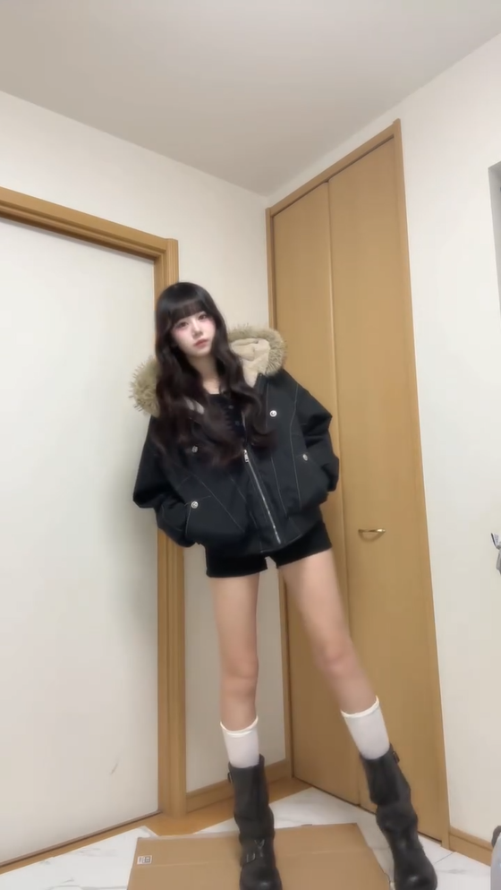 「yui_shirakawa」裏ボア付きエコダウンジャケット TK0346